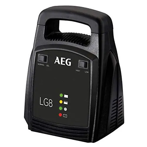 Produktbild: AEG Automotive 10273 Batterieladegerät, 12 V, 8 Amp, LED Anzeige, Erhaltungsladegerät