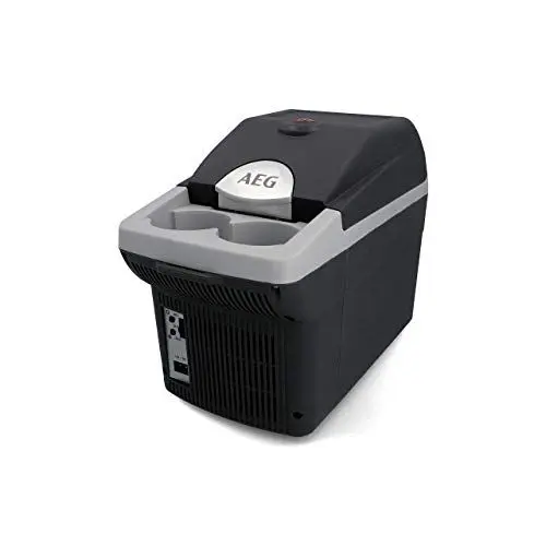 Produktbild: AEG Automotive Board-Bar BK 6 Thermoelektrische Kühl- und Warmhaltebox 6 Liter, 12 Volt für Auto und Steckdose, anschnallbar im PKW
