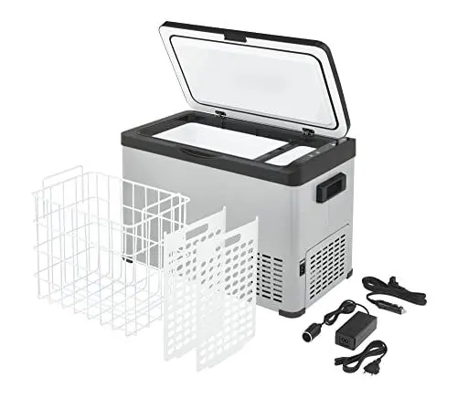 Produktbild: AEG Automotive Kompressor Kühlbox KK 30, mobile, für das Auto, konfigurierbare Temperaturen von +20 °C bis -20 °C Grad,Gefrierfach und Kühlbereich, inkl.zwei Tragegriffen, 30L Fassungsvermögen