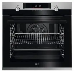 Produktbild: AEG BPE55526BM Einbau-Backofen / Pyrolyse Selbstreinigung / Serie 6000 Ringheißluft: gleichmäßige Garergebnisse auf 3 Ebenen / Feuchtigkeitszugabe / Made in Germany / 45 Automatikprogramme / Schwarz