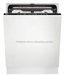 Produktbild: AEG FSE7673AP Vollintegrierter-Geschirrspüler / Serie 7000 mit GlassCare / 60cm / AirDry - Trocknungsergebnisse / A / energiesparend / MaxiFlex Besteckschublade / QuickSelect / extra leise