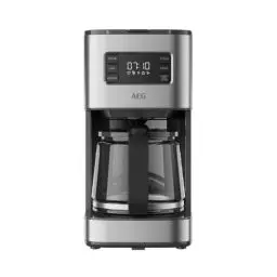 Produktbild: AEG Kaffeemaschine CM5-1-6ST Deli 5 / 1,5 l / programmierbarer Timer / Warmhaltefunktion / Sicherheitsabschaltung / Wasserstandsanzeige / Ideale Mengendosierung / Anti-Tropf-Funktion / Edelstahl