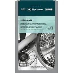 Produktbild: AEG M3GCP300 9029799286 Super Care - Entkalker für Waschmaschinen und Geschirrspüler. Enthält 2 Sachets.