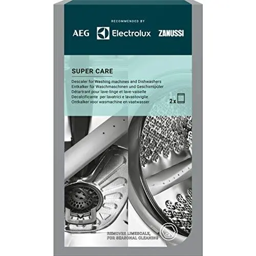 Produktbild: AEG M3GCP300 9029799286 Super Care - Entkalker für Waschmaschinen und Geschirrspüler. Enthält 2 Sachets.