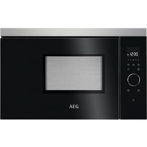 Produktbild: AEG MBB1756SEM Mikrowelle (Einbau)// 59.4 cm /Einbaufähiges Mikrowellengerät/Bedienung über Touch Control/Edelstahl mit Antifingerprint
