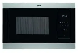 Produktbild: AEG MSB2547D-M 60cm Einbau-Mikrowelle / Touch-Bedienung / Grillfunktion / Display mit Uhr, Edelstahl