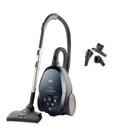 Produktbild: AEG VX82-1-2ST Staubsauger / autom. Saugkraftregulierung / extrem leise auch auf Teppich / Aufnahme von großen + kleinsten Partikeln / langes Kabel / 55% Recyclingmaterial / 600W / petrol