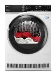 Produktbild: AEG Wärmepumpentrockner 8 kg – Serie 9000 AbsoluteCarePlus Daunentrocknung – Punktgenaue Trockenergebnisse mit 3D-Scan Restfeuchteermittlung – A+++ – Trommelbeleuchtung – TR9H75680