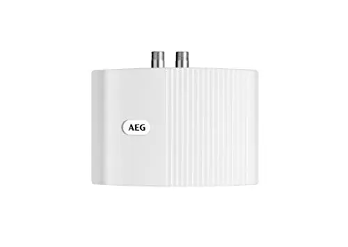 Produktbild: AEG elektronischer Klein Durchlauferhitzer MTE 350 nur fürs Handwaschbecken, 3,5 kW, mit Stecker, druckfest + drucklos, VDE geprüft, 231003