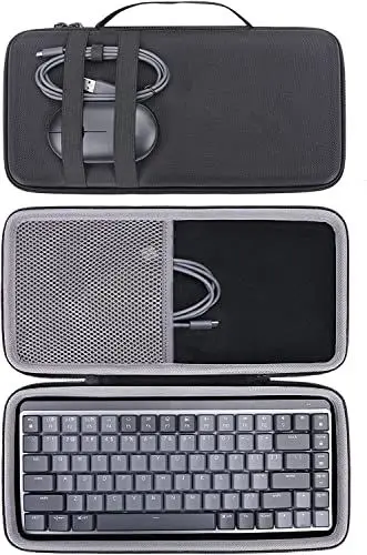 Produktbild: Aenllosi Hart Tasche Hülle für Logitech MX Mechanische Mini Kabellos Beleuchtete Tastatur, Nur Tasche