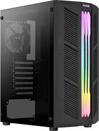 Produktbild: Aerocool PRIME, ATX PC-Gehäuse, ARGB Dreifach-Front, Gehärtetes Glas,Lüfter 12cm