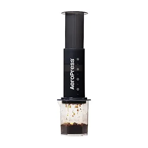 Produktbild: AeroPress XL Kaffeepresse – 3-in-1 Kaffeemaschine kombiniert French Press, Pour Over & Espresso – Vollmundiger, sanfter Kaffee ohne Bitterkeit – Tragbare Kaffeemaschine für Camping & Reisen