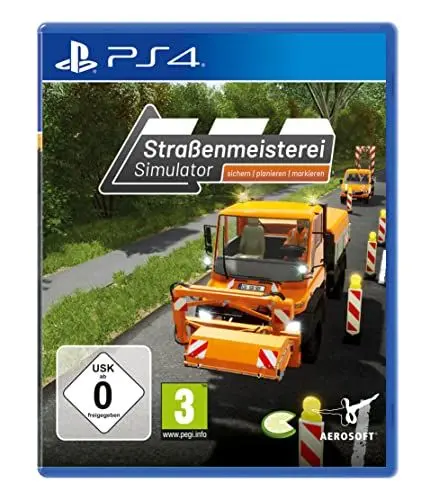 Produktbild: Aerosoft GmbH Straßenmeisterei Simulator - (Playstation 4)