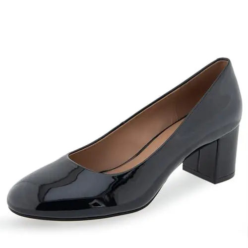Produktbild: Aerosoles Damen Ebel Pumps, Schwarzes Lack-PU-Material, 42 EU