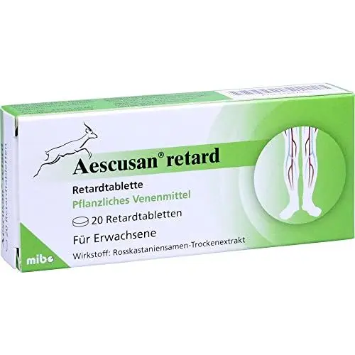 Produktbild: AESCUSAN retard Retardtabletten 20 St