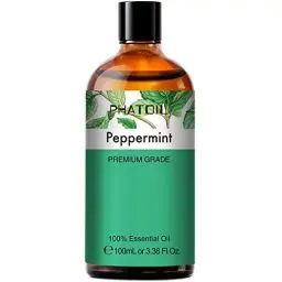 Produktbild: Ätherische Öle Pfefferminze 100 ml, Pfefferminzöl Ätherisches Öl Reine Naturrein für Diffuser, Aromatherapie Duftöle Pfefferminze für Luftbefeuchter, Kerzen, Duftlampe