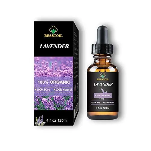 Produktbild: Ätherisches Bio-Lavendelöl - 100% reines, natürliches, gentechnikfreies, therapeutisches Produkt für den Aromatherapie-Diffusor - Premium Glastropfer (120 ml)