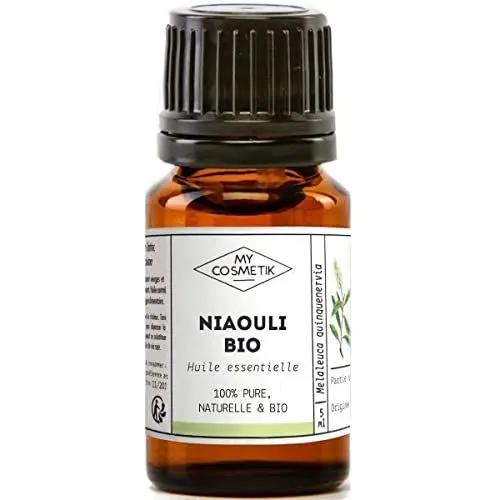 Produktbild: MY COSMETIK - Ätherisches Niaouliöl - Aus biologischem Anbau - HEBBD/HECT chemotypisiert - 100% rein und natürlich - ECOCERT-zertifiziert - 10 ml