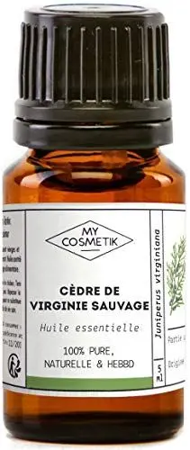 Produktbild: MY COSMETIK - Ätherisches Öl aus wildem Virginia-Zedernholz - HEBBD/HECT-chemotypisiert - 100% rein und natürlich - 10 ml