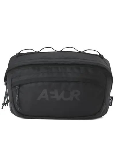 Produktbild: AEVOR Bar Bag Black Eclipse - Lenkertasche Fahrrad - Wasserabweisend - 3 L Volumen - 2 Innentaschen - Nachhaltiges Material - PFC-freie Imprägnierung