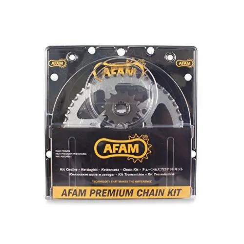Produktbild: Afam Kettensatz Stahl Kit f�r SUZUKI GSF 600 (S) Bandit 2000 - 2004 kettenkit