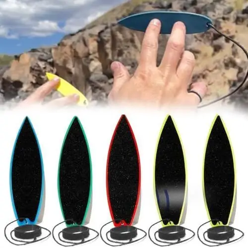 Produktbild: AFCJLTO Finger Surfbrett Set, 5 Mini-Surfbretter für Finger, Spielzeug für Kinder Erwachsene, Mini-Fingerboards Skateboard-Design