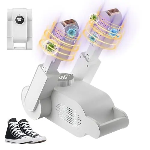 Produktbild: Afenau Schuhtrockner Elektrisch, Schuhe Stiefeltrockner mit Timer, Schuhtrockner Antibakteriell, UV-Licht Schuh Trockner, Shoe Dryer für Winter und Regenstiefel, Skischuhe, Handschuhe und Socken
