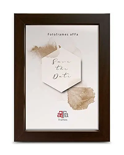 Produktbild: aFFa frames Hekla, Bilderrahmen MDF, the frame, Fotorahmen mit Acrylglas, bilderrahmen Schwarz, A4, 21x29,7cm