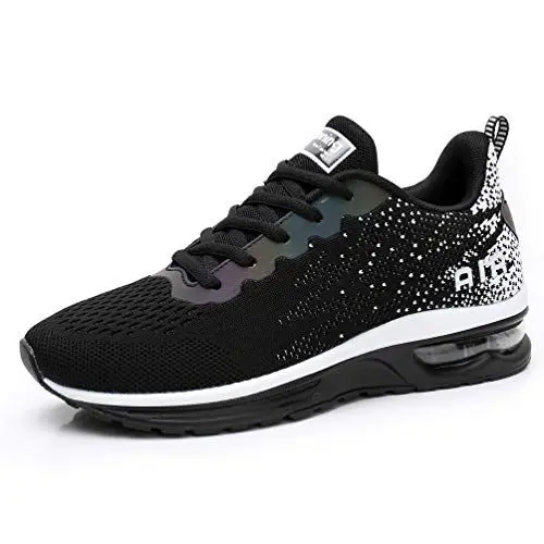 Produktbild: AFFINEST Damen Laufschuhe Sportschuhe Air Atmungsaktiv Turnschuhe rutschfest Leichte Schuhe Stoßfest Outdoor Mesh Sneaker schwarz 39