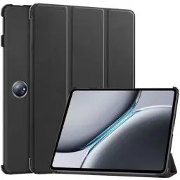Produktbild: Afikyutu Hülle für OnePlus Pad 2, Dünn Hülle Leder mit Auto Schlaf/Wach Ständer, Modische Smart Trifold Stand Cover, Schutzhülle für OnePlus Pad 2 Folio Cover, Schwarz