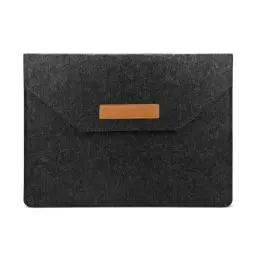 Produktbild: AfitLulu 11/13 Zoll Filz Laptop Hülle Tasche mit Mehreren Fächern, Laptoptasche Schutzhülle MacBook Ultradünn Tablet Tasche Laptop Sleeve Case für Tablets (Schwarz, 13 Zoll)