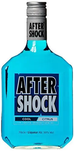 Produktbild: After Shock | Cool & Citrus Blue Likör | 30 % vol | 700 ml Einzelflasche