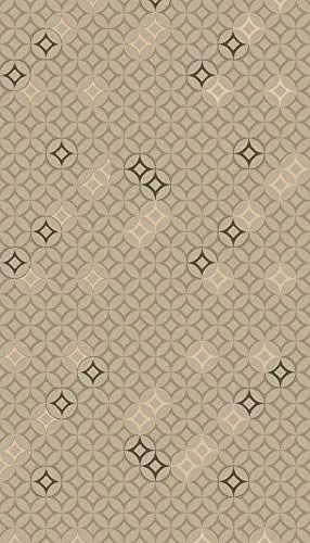 Produktbild: AG Design Braun-Gold-Ornament, Gardinen für Wohnzimmer, Küche, Schlafzimmer, Gartenhaus, 140 x 245 cm, 1 Teil, FCS L 7593