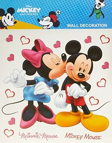 Produktbild: AG Design DKs 1085 Disney Micky Maus, Wand Sticker, Papier, Mehrfarbig, 30 x 30 cm