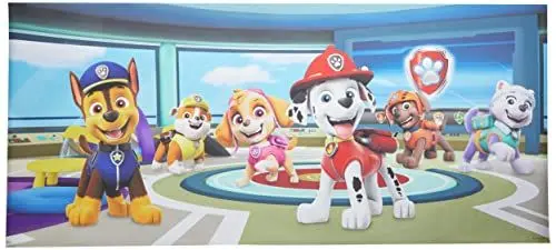 Produktbild: AG Design FTDNH Paw Patrol an Station in den Wolken, Vlies Fototapete für EIN Kinderzimmer, 202 x 90 cm, FTDN H 5392, Mehrfarbig