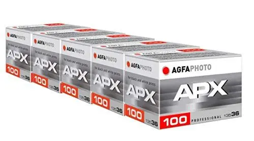 Produktbild: AgfaPhoto APX 100 135-36 Negativfim S/W im 5er Pack, AG6A1360-5