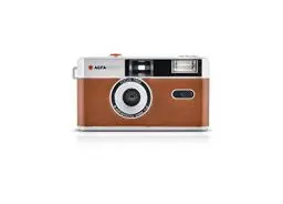 Produktbild: AgfaPhoto analoge 35mm Kleinbildfilm Foto Kamera braun