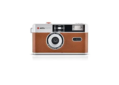 Produktbild: AgfaPhoto analoge 35mm Kleinbildfilm Foto Kamera braun