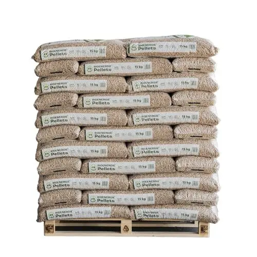 Produktbild: A&G-heute Bioenergie Weichholz Brennpellets 990kg 6 mm | Holzpellets Kaminpellets Ofenpellets Umweltfreundlich | Wärmeeffizient | Regionales Naturholz | DINplus ENplus A1-Zertifiziert