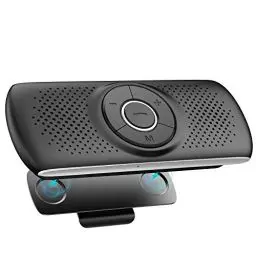 Produktbild: AGPTEK Freisprecheinrichtung für Auto, Bluetooth 5.0, integriertes Mikrofon, mit Clip für GPS, Musik, TF-Kartenslot, automatische Wiederverbindung, Lautsprecher, Auto, IOS Siri & Google Assistant