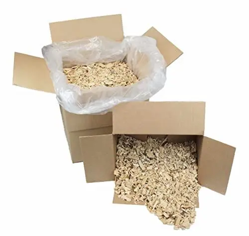 Produktbild: agrar-Store | Hackschnitzel 100 Liter Holzhackschnitzel Rindenmulch, Mulch für den Garten Einstreu, Hochbeete, Streu, Holzschnitzel