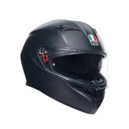 Produktbild: AGV - K3 E2206 MPLK Motorradhelm, Herren Integralhelm, ECE Vollvisierhelm mit Schweißabsorption, Spoiler, Lüftungsschlitzen und Kratzfestem UV-Visier, mit Intercom Ready, Schwarz