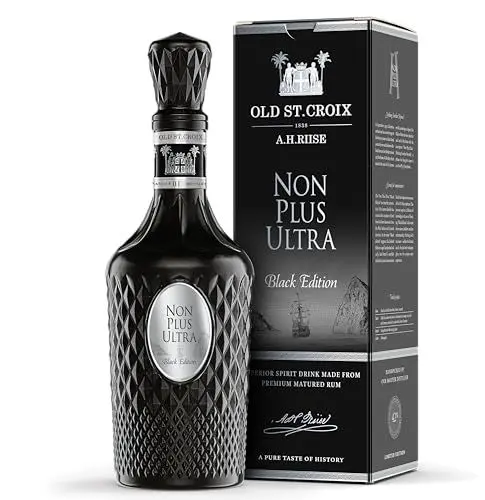 Produktbild: A.H. Riise Non Plus Ultra Black Edition | Premium Spirituose auf Rumbasis | Edles Design | Angenehmer, lieblicher Geschmack | 700 ml | 42% Vol