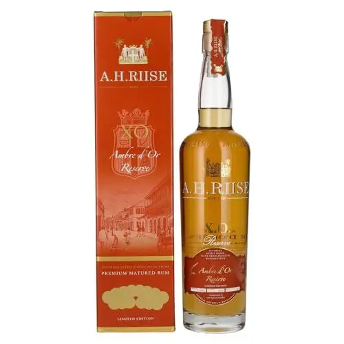 Produktbild: A.H. Riise XO Reserve Ambre D'Or | Premium Spirituose auf Rumbasis |Karibik| Lieblich, Fruchtig | 700 ml | 42% Vol.