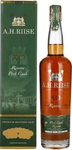 Produktbild: A.H. Riise X.O. Reserve Port Cask Superior Spirit Drink 45% Vol. 0,7l in Geschenkbox
