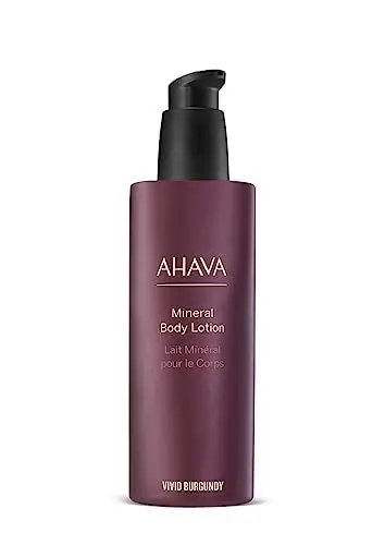 Produktbild: AHAVA Vivid Burgundy Mineral Body Lotion 250 ml – Zeitlose Hautpflege zur Bekämpfung von Trockenheit Hautpflege für Frauen