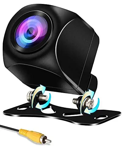 Produktbild: AHD 1080P Rückfahrkamera NTSC & PAL Auto Rückfahrkamera One-Key-Switch-8-Videosignalen Universal IP68 Wasserdicht Nachtsicht HD Auto Rückansicht Kamera für PKW, SUV, Wohnmobil, LKW (Bildrate 25fps)