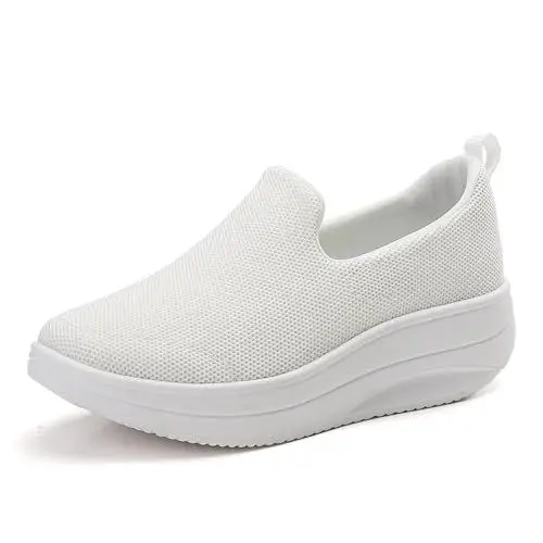 Produktbild: AHICO Damen Slip On Leicht Sportschuhe Atmungsaktiv Turnschuhe Running Outdoor Sneakers Straßenlaufschuhe Confort Freizeitschuhe Mesh