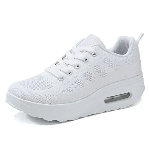 Produktbild: AHICO Laufschuhe Damen Leicht Sportschuhe Atmungsaktiv Turnschuhe Outdoor Running Sneakers Straßenlaufschuhe Confort Freizeitschuhe Mesh