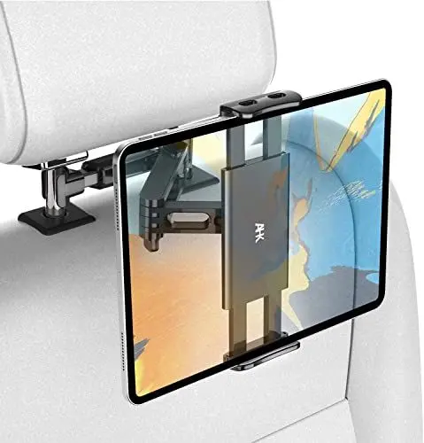 Produktbild: AHK Tablet Halterung Auto, Universal Ablet Halter Kopfstütze Halterung ausziehbar Kopfstützenhalterung KFZ Halterung Tablet Autohalterung mit 4,4-11 Zoll für Galaxy Huawei Switch